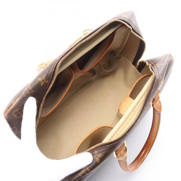 LOUIS VUITTON Brown Monogram Leather Deauville Bag - Picture 4 of 11